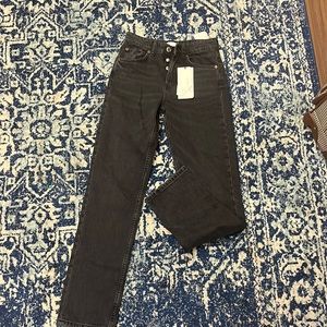 Zara Mid rise full length jeans